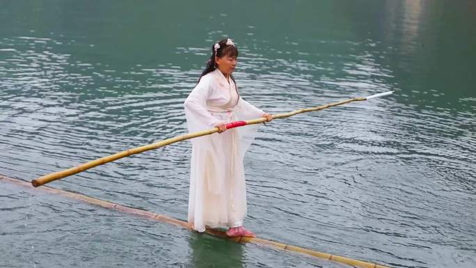 水上表演大龙湖