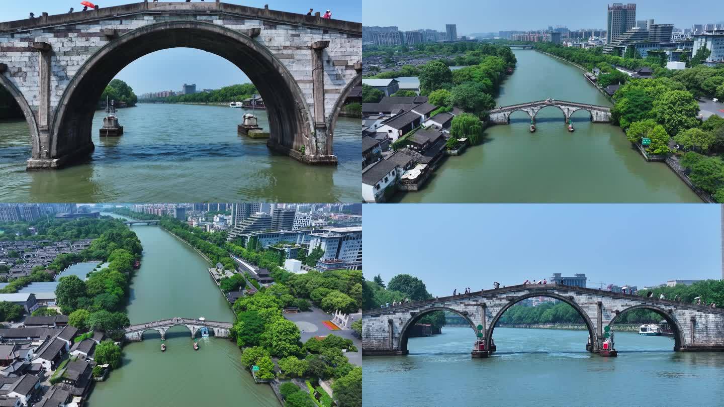 杭州拱宸桥多角度航拍（最新）