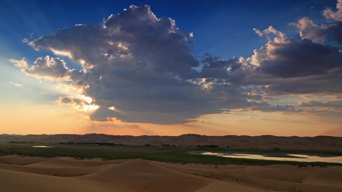 沙漠延时摄影