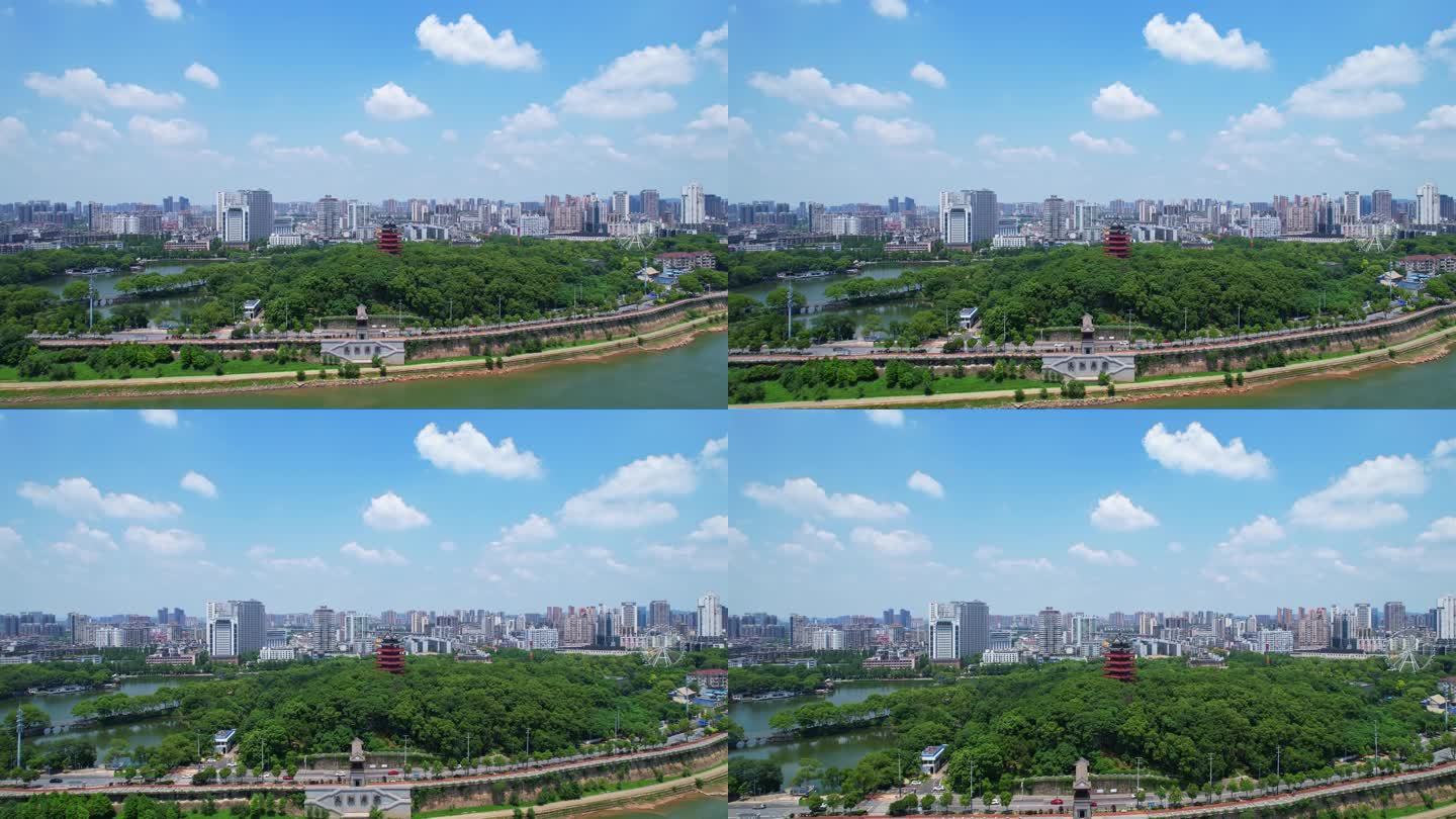 中国株洲神农公园航拍