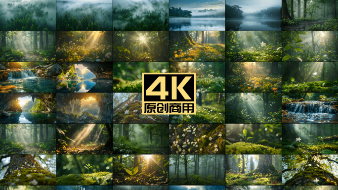【合集】4K森林意境画面