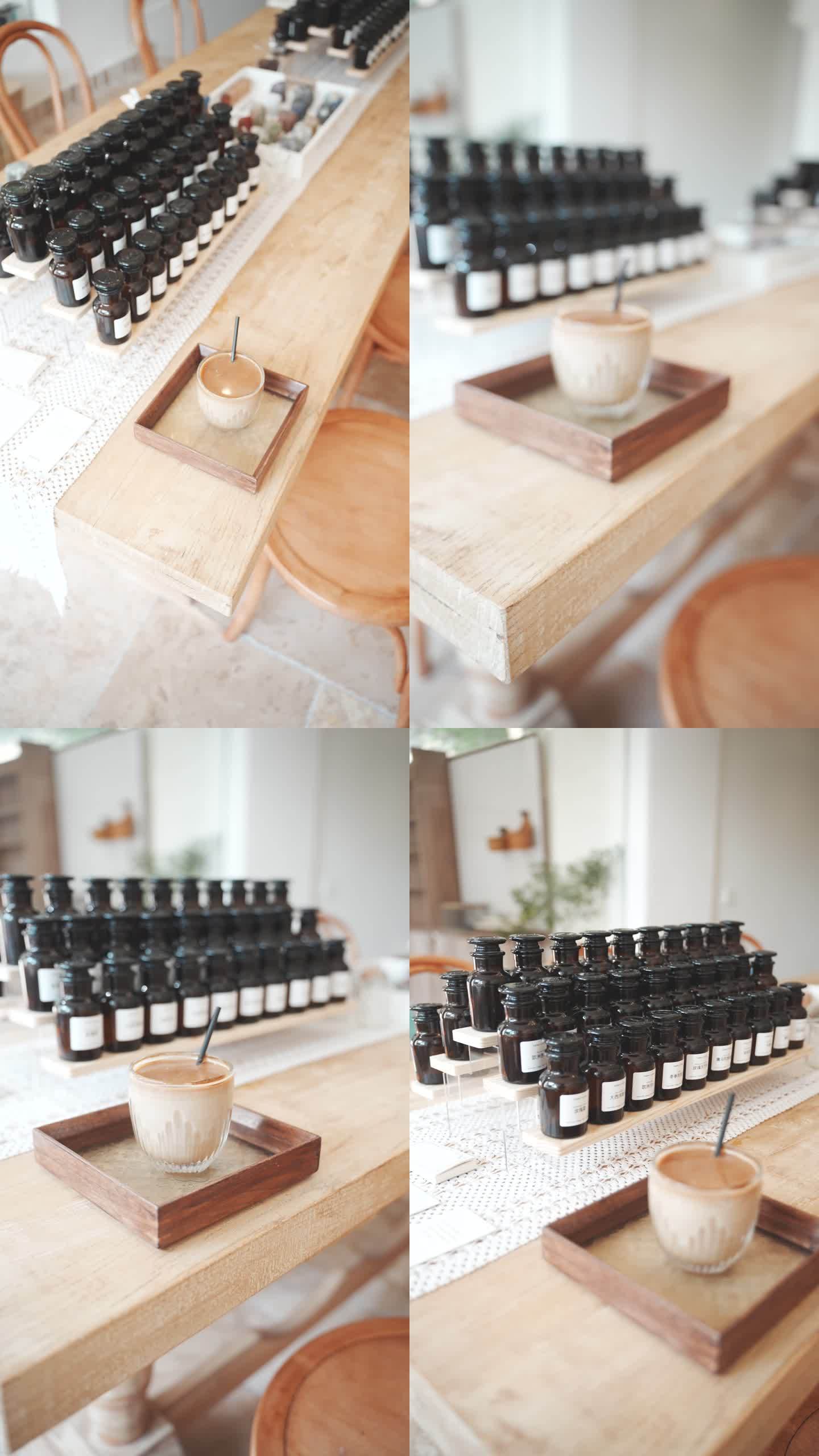 香氛店 香水制作 咖啡店 桌子