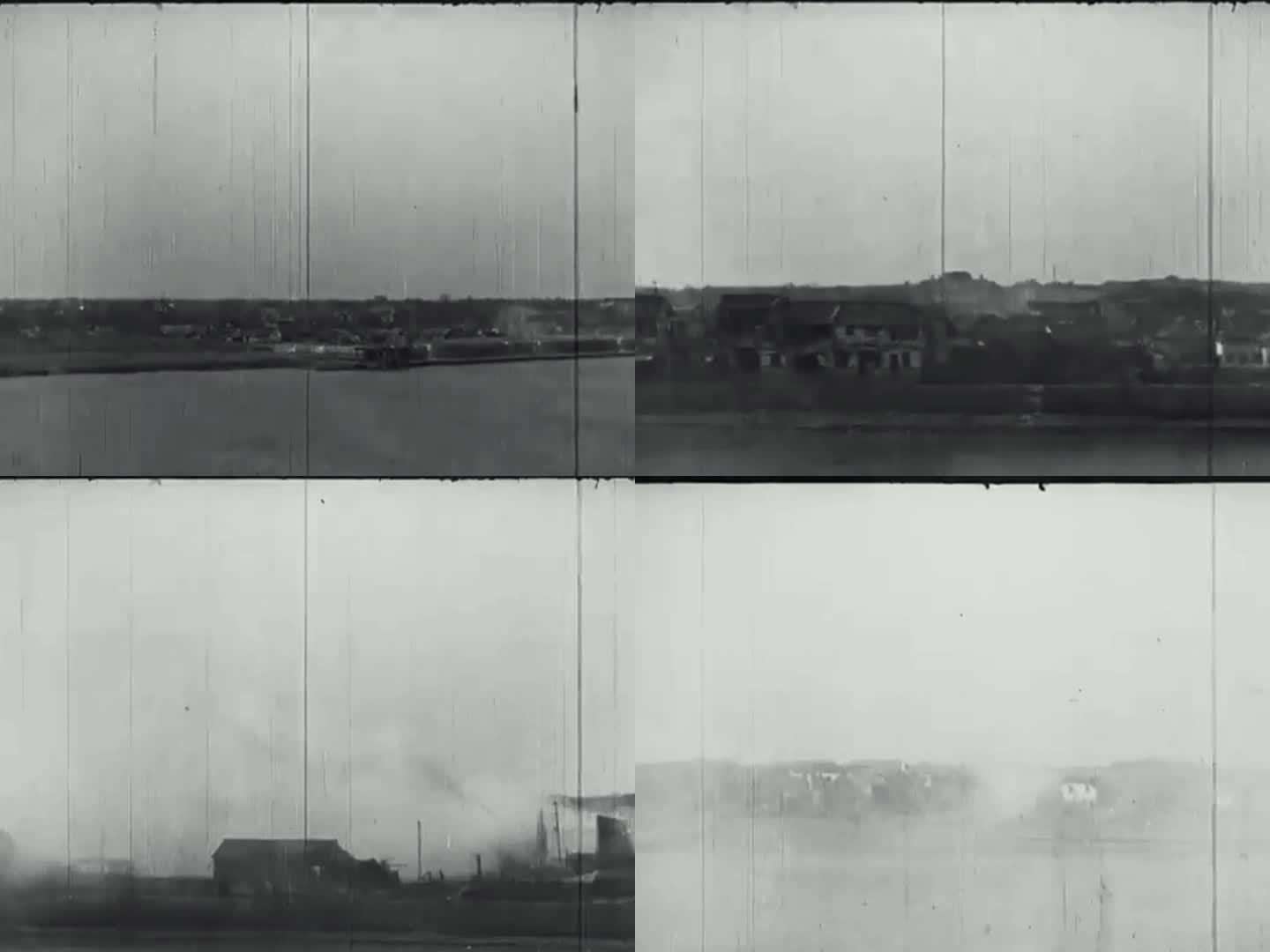 1932年日军战机轰炸黄浦江两岸