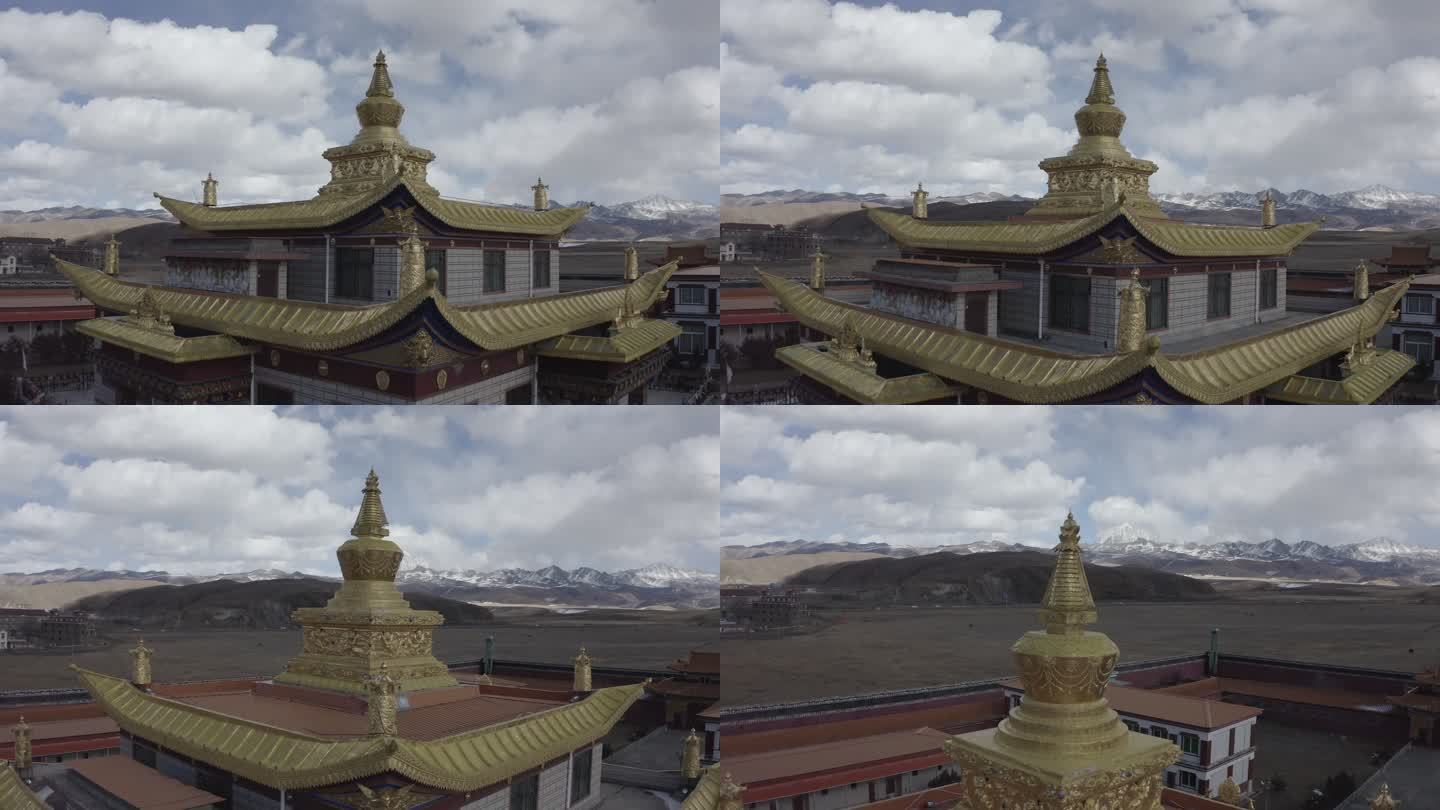 甘孜 32   雪山 寺庙  冬季