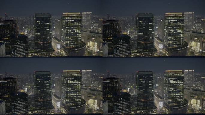 日本大阪城市空镜