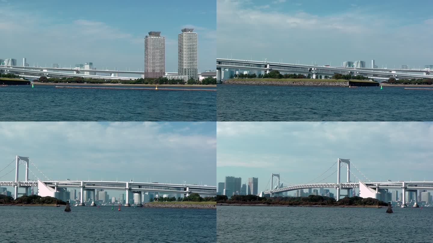 日本东京台场的彩虹桥