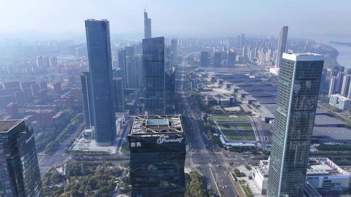 南京河西CBD、河西金鹰、奥体中心