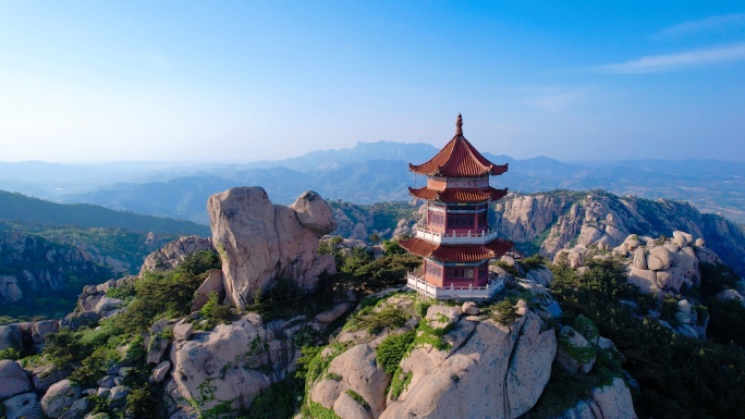 大好河山 青山绿水 山峰云海 九仙山