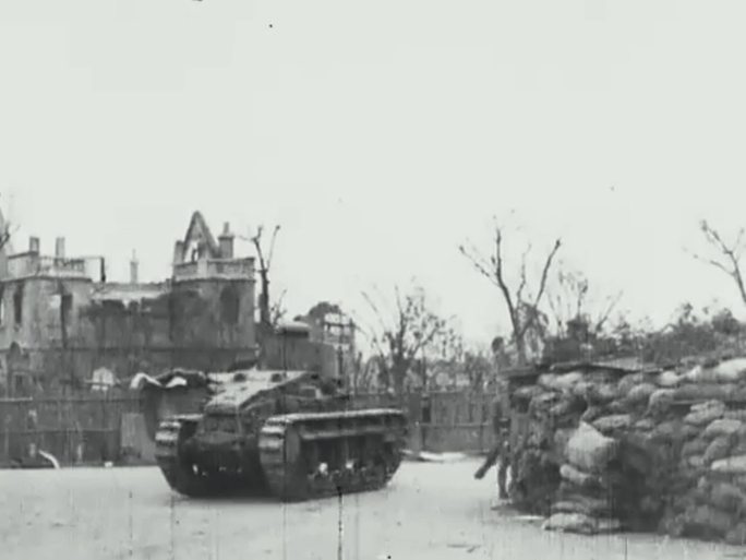1932年上海 日军坦克 淞沪会战