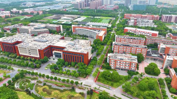 上海闵行区上海交通大学闵行校区校园风景风