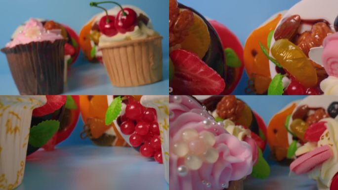 蛋糕视频素材特写空镜头