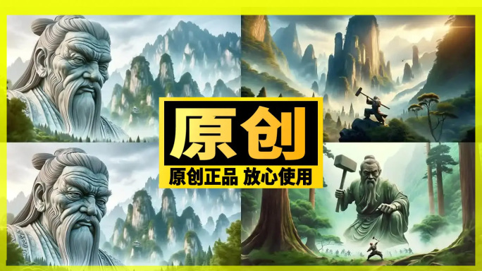 愚公移山+人定胜天 +中国古代 励志故事