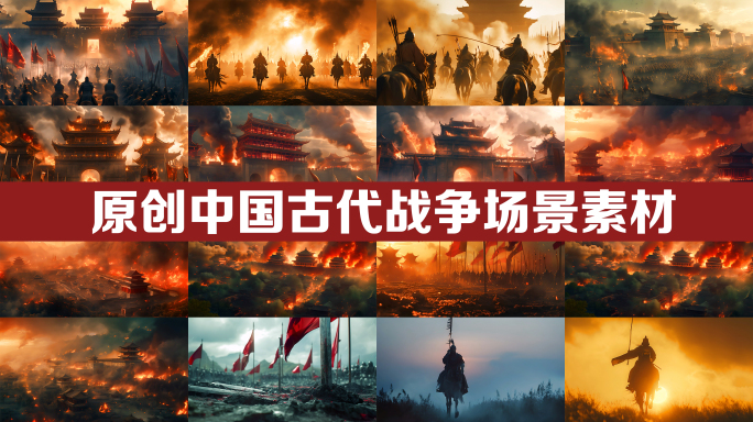 中国古代战争场景素材