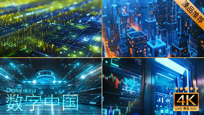 数字中国合集 高科技人工智能云计算社会