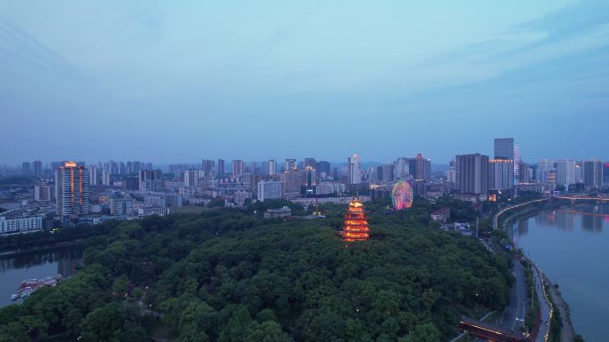 中国湖南省株洲城市风光