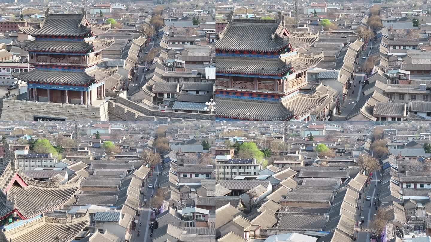 陕西韩城古城航拍