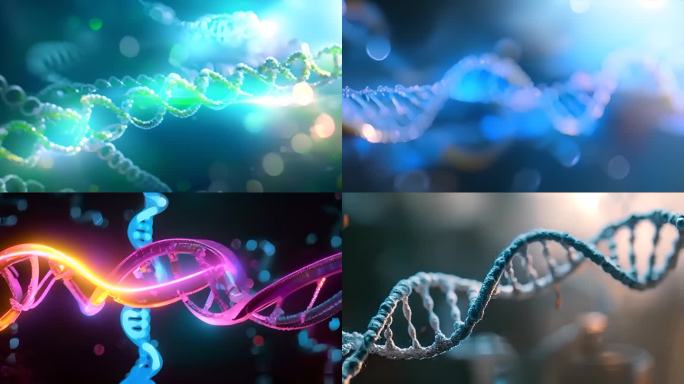 DNA遗传物质基因工程ai素材原创40