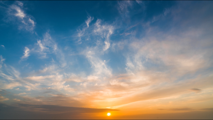 朝霞晚霞日出日落