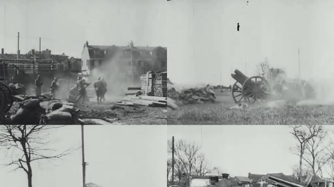 1932年淞沪会战 日军炮击上海