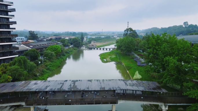 四川蒲江西来古镇风景