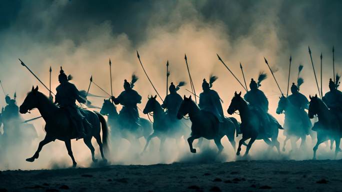 中国古代军队骑马厮杀3
