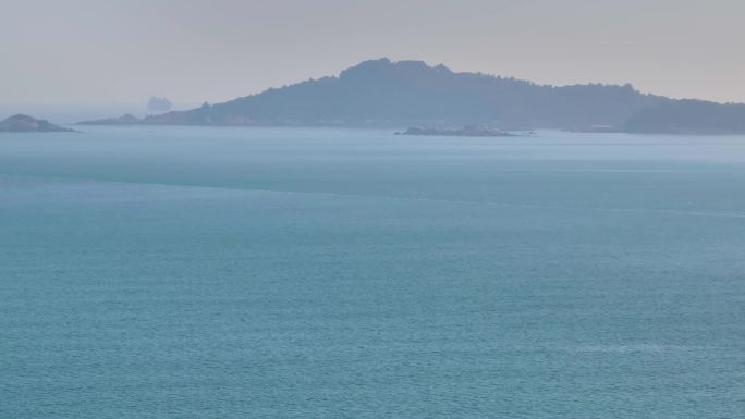 东海大海海边海水海浪沙滩海滩航拍风景唯美