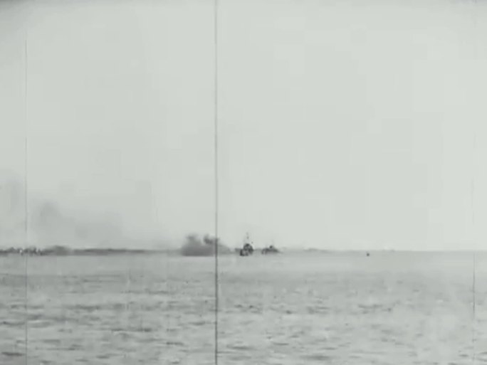 1932年日本军舰炮击上海 淞沪会战