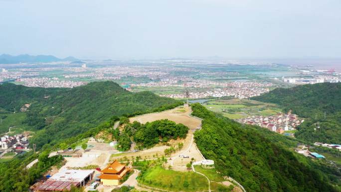 台州市椒江太平山，航拍