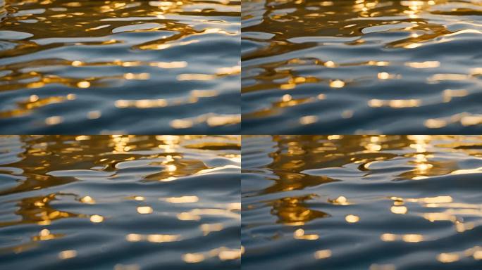 金色水流粒子动态