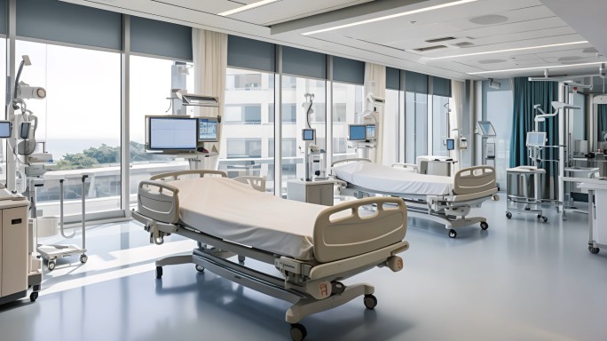 【合集】现代医院病房、病床和医疗设备素材