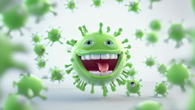 细菌，病毒动画