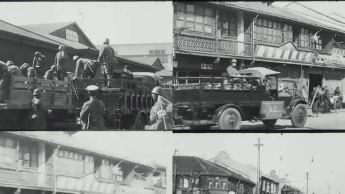 1932年淞沪会战 日军搬运军用物资