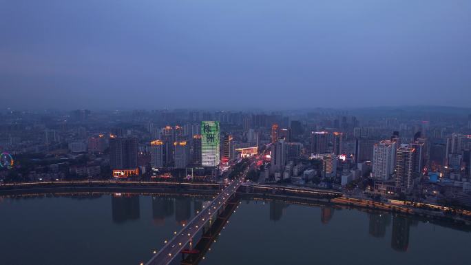 中国株洲城市夜景