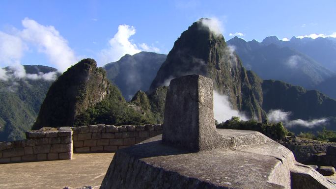 秘鲁马丘比丘的Intihuatana石
