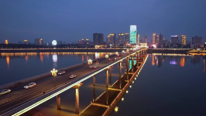 中国株洲城市夜景