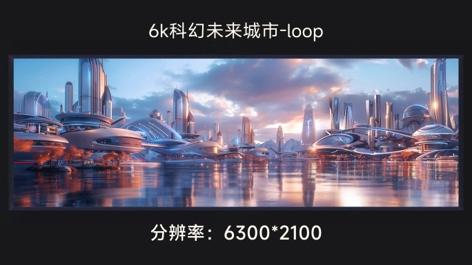 6k科幻未来城市-loop