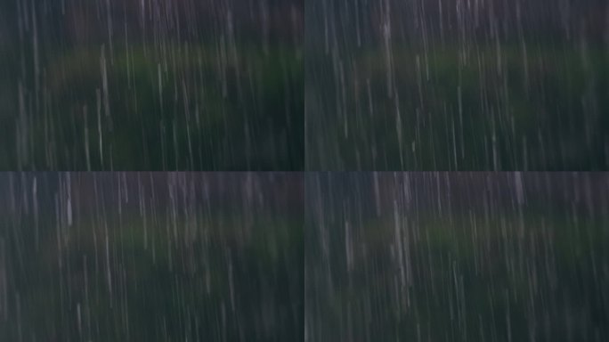 下雨雨水雨滴滴落