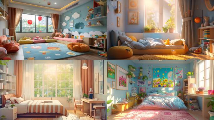 儿童房间+温暖房间+卧室