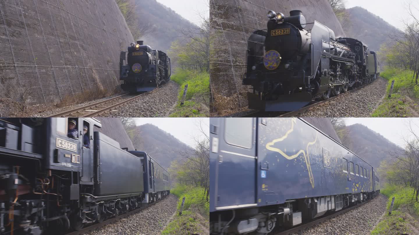 日本釜石线的蒸汽机车Ginga