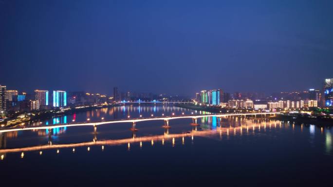 中国株洲城市夜景