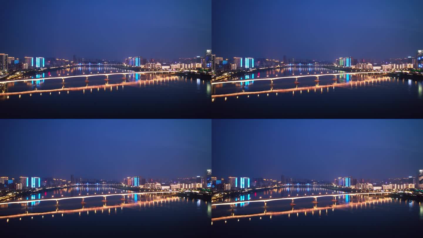 中国株洲城市夜景