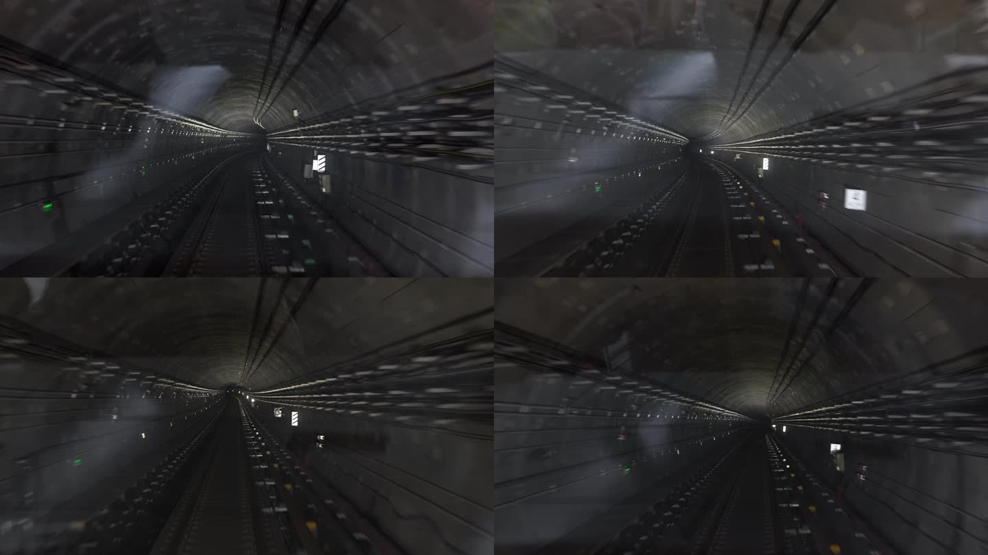 地铁穿越隧道，穿越时空隧道