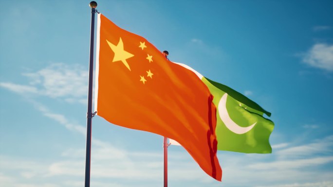 中国巴基斯坦国旗中巴关系中巴建交巴基斯坦
