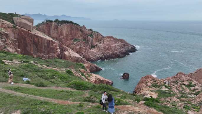 中国福建省宁德市霞浦县海岸线航拍