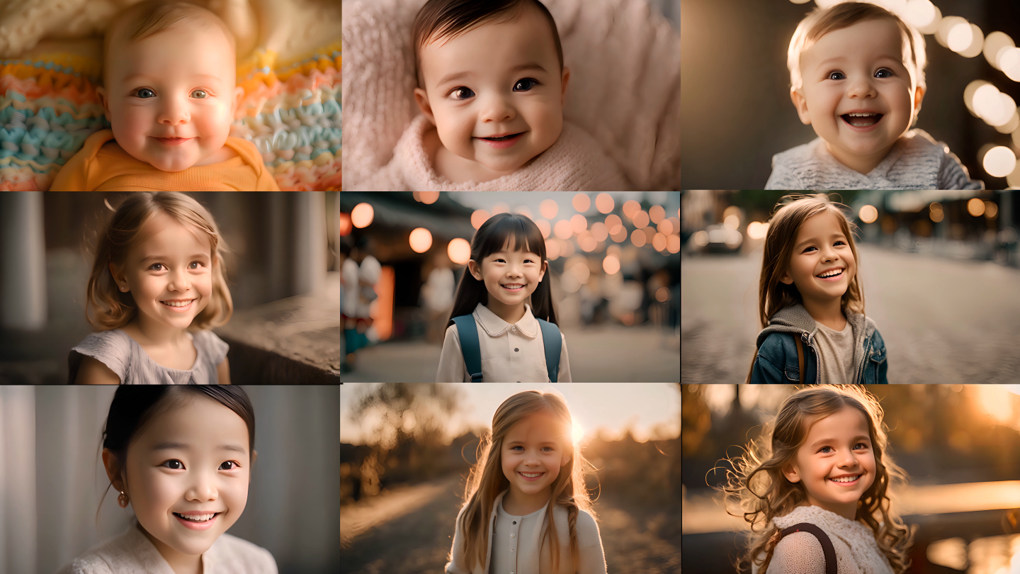 婴儿微笑合集 小孩的微笑 儿童微笑合集