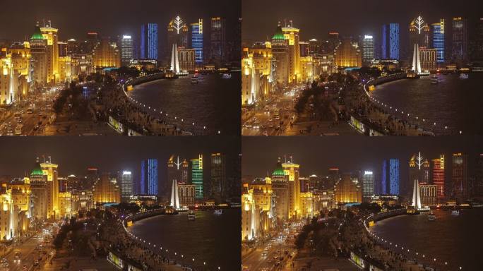 中国上海外滩夜景