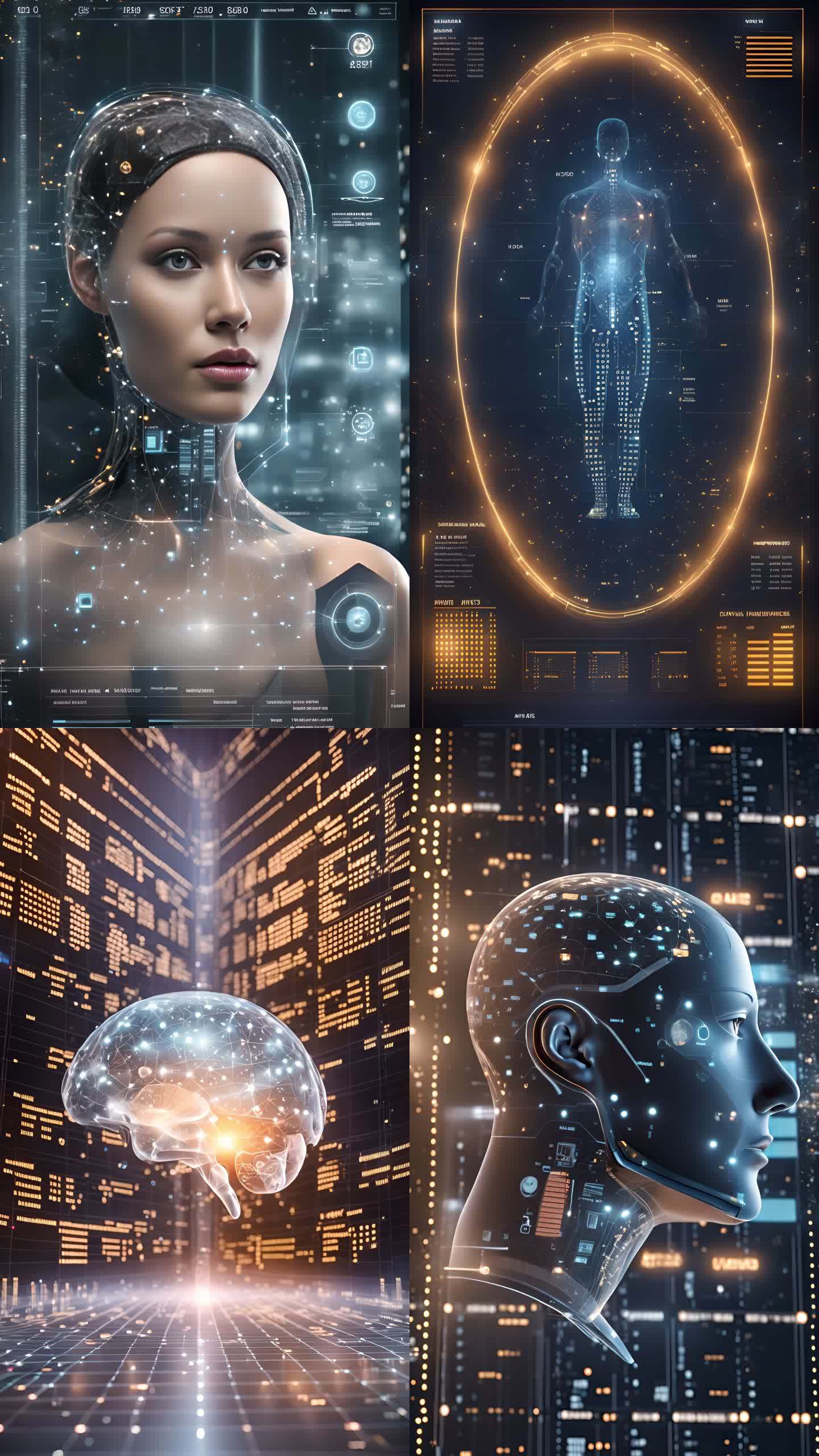 竖屏 AI人工智能机器人