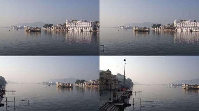 城市宫殿和皮丘拉湖，乌代普尔，印度