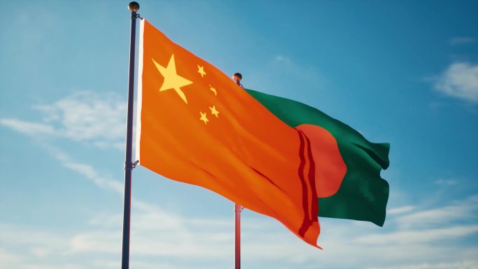 中国孟加拉国旗中孟关系中孟建交中孟友好