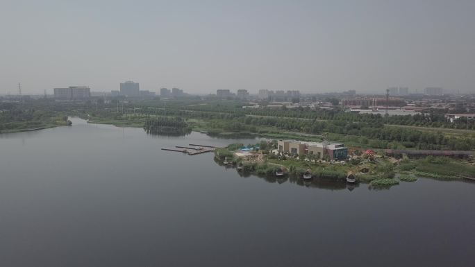 邯郸永年洺湖航拍